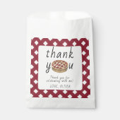 Waterverf Pie Verjaardag bedankt Bedankzakje (Voorkant)