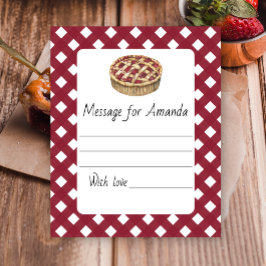 Waterverf Pie verjaardagstijd capsule bericht