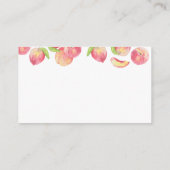 Waterverf piept hoe groot de buik van mama is informatiekaartje (Achterkant)