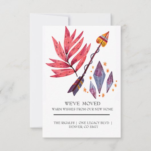 Waterverf pijl en diamant (Voorkant)