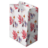 Waterverf pijl en diamant medium cadeauzakje (Achterkant Gekanteld)