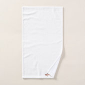 Waterverf pijl voor de bloeding bad handdoek (Handdoek)