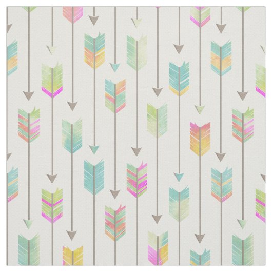 Waterverf pijlpatroon stof (Swatch)