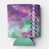 Waterverf pijlpunt kan ontwerpen blikjeskoeler (Achterkant)