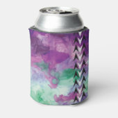 Waterverf pijlpunt kan ontwerpen blikjeskoeler (Blikje Achterkant)