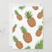 Waterverf pijnappelpatroon 1 kaart (Achterkant)