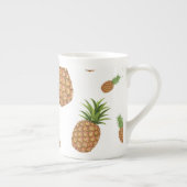 Waterverf pijnappelpatroon 1 porselein kop (Rechts)