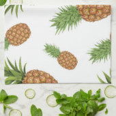 Waterverf pijnappelpatroon 1 theedoek (Gevouwen)
