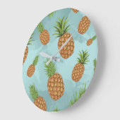 Waterverf pijnappelpatroon 2 grote klok (Hoek)