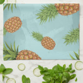 Waterverf pijnappelpatroon 2 theedoek (Gevouwen)