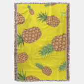 Waterverf pijnappelpatroon 3 deken (Voorkant Verticaal)
