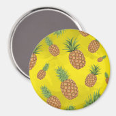 Waterverf pijnappelpatroon 3 magneet (Voorkant / Achterkant)