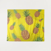 Waterverf pijnappelpatroon 3 wandkleed (Voorkant (horizontaal))