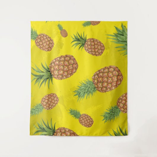 Waterverf pijnappelpatroon 3 wandkleed (Voorkant)