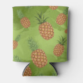 Waterverf pijnappelpatroon 4 blikjeskoeler (Voorkant)
