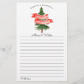 Waterverf Pijnboom Merry Little Baby shower (Voorkant)