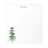 Waterverf Pijnboom Notitieblok (Voorkant)