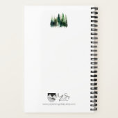 Waterverf Pijnboom Notitieboek 5,5 x 8,5 (Achterkant)