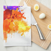 Waterverf Pijnboom Theedoek (Quarter Fold)