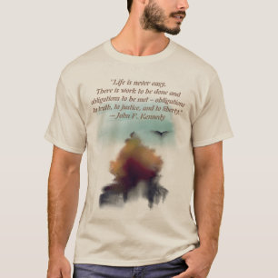 Waterverf Pijnboomgaard T-shirt