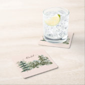 Waterverf Pijnbos en berg Rustiek Kartonnen Onderzetters (Insitu)