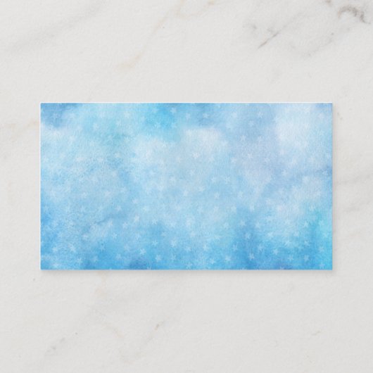 Waterverf Pilot Teddy Bear Diaper Raffle Informatiekaartje (Achterkant)