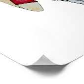 Waterverf  Pin-Up Model Mode Poster (Hoek)