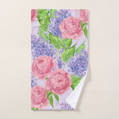 Waterverf pinda's en liezen bad handdoek (Handdoek)