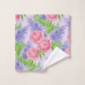 Waterverf pinda's en liezen bad handdoek (Wasdoekje)