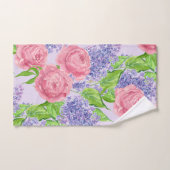 Waterverf pinda's en liezen bad handdoek (Handdoek)