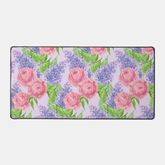 Waterverf pinda's en liezen bureaumat (Voorkant)