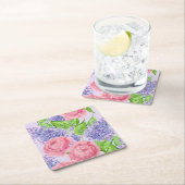 Waterverf pinda's en liezen kartonnen onderzetters (Insitu)