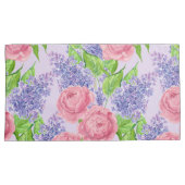 Waterverf pinda's en liezen kussensloop (Voorkant-Rechts)