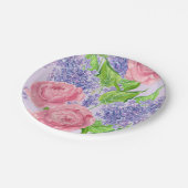 Waterverf pinda's en liezen papieren bordje (Gekanteld)