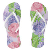 Waterverf pinda's en liezen teenslippers (Voetbed)