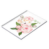 Waterverf pinda's in zachte kleuren notitieboek (Linkerzijde)