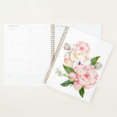Waterverf pinda's in zachte kleuren planner (Display)