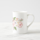 Waterverf pinda's in zachte kleuren porselein kop (Rechts)