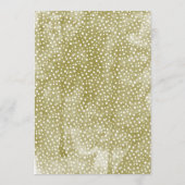 Waterverf Pine Bough Winter Wedding Zitting Grafie Kaart (Achterkant)