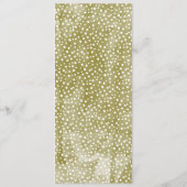 Waterverf Pine Boughs Winter Wedding Menu Kaarten (Achterkant)