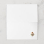 Waterverf Pine Cone Place Card Plaatskaartje (Buitenkant ongevouwen)