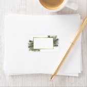 Waterverf Pine Gold Lijst Blank DIY-afdrukadres Etiket (Insitu)