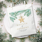 Waterverf Pine koopt kerstbruiloft Bedankzakje