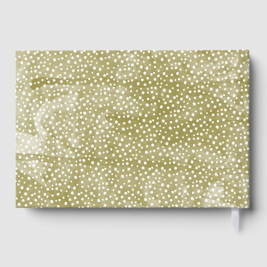 Waterverf Pine koopt kerstbruiloft Gastenboek (Achterkant)