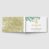 Waterverf Pine koopt kerstbruiloft Gastenboek (Volledig)