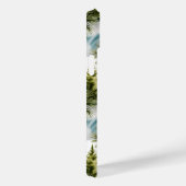 Waterverf Pine Pattern Elegant Winter Case-Mate iPhone Case (Achterkant / Rechts)