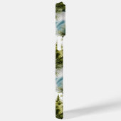 Waterverf Pine Pattern Elegant Winter Case-Mate iPhone Case (Achterkant / Rechts)