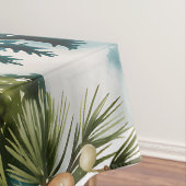 Waterverf Pine Pattern Elegant Winter Tafelkleed (Voorbeeld)