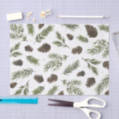 Waterverf Pine Sprigs, tissuepapier (Craft)
