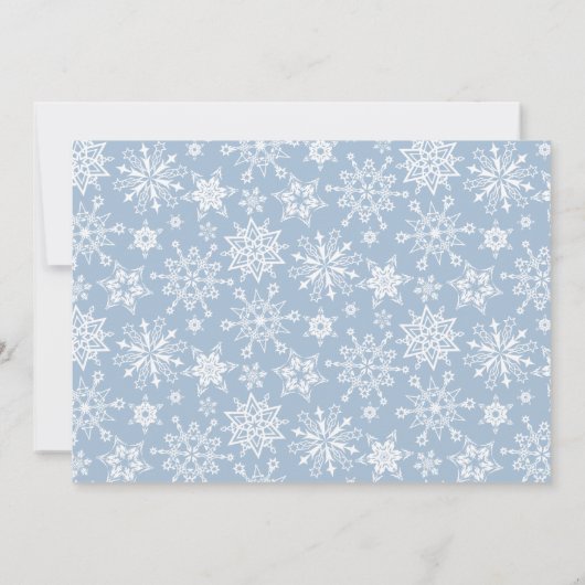 Waterverf Pine Tree Chic Kerstfeestdag DINNER Kaart (Achterkant)